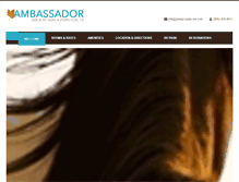 Tablet Screenshot of ambassador-inn.com